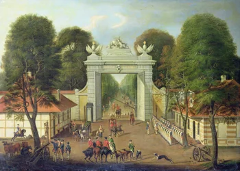 Wachposten am Jaegertor, Potsdam, ca. 1735